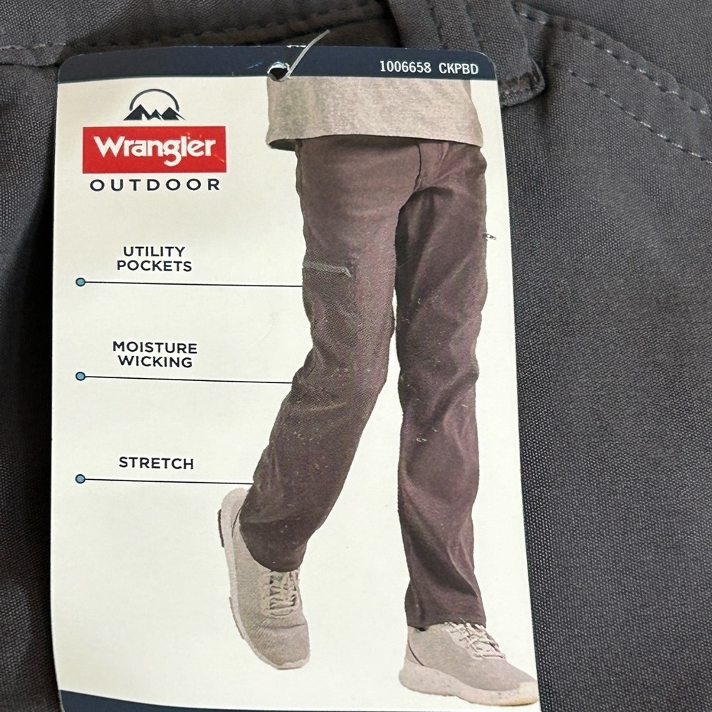 Wrangler kids Charcoal Cargo Pants